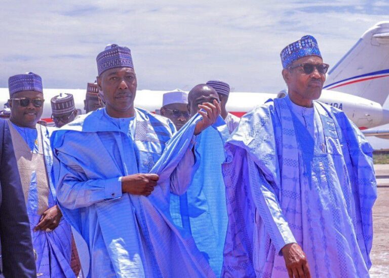 Buhari receives bride for Zulum’s son as VP, Governors, Dangote, others attend wedding