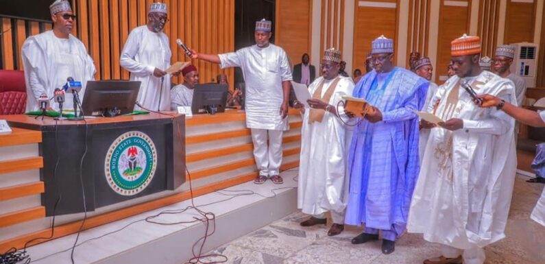 Borno: Zulum swears in SSG, 3 Advisers, Perm Sec