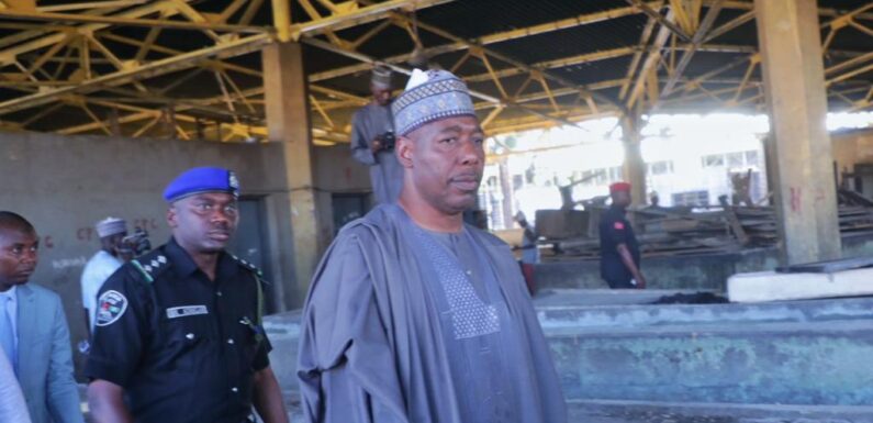Monday Market: Zulum adds N1 billion for reconstruction; targets September for reopening 