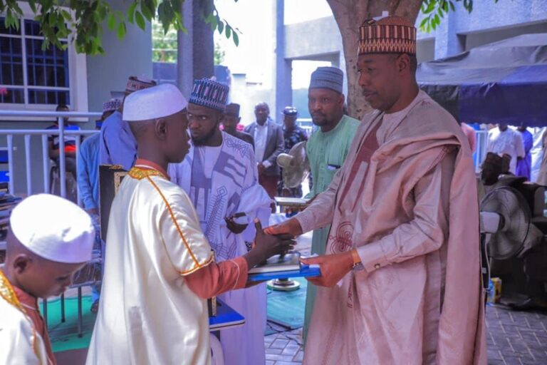 Charity support: Zulum grants N80m to Guwori Islamic Academy