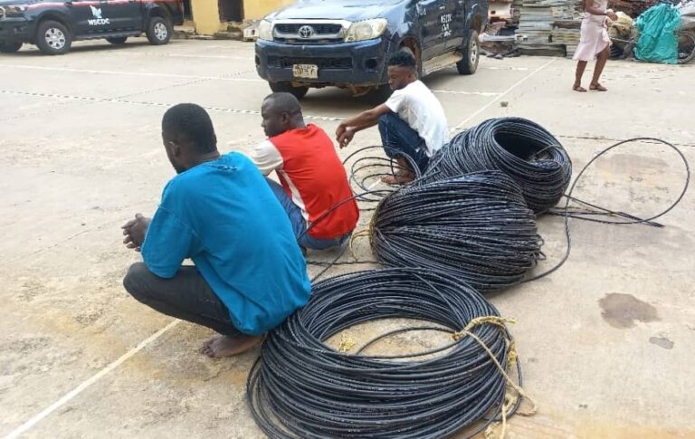 NSCDC Nabs 3 Suspected Vandals, Cable Thieves in FCT