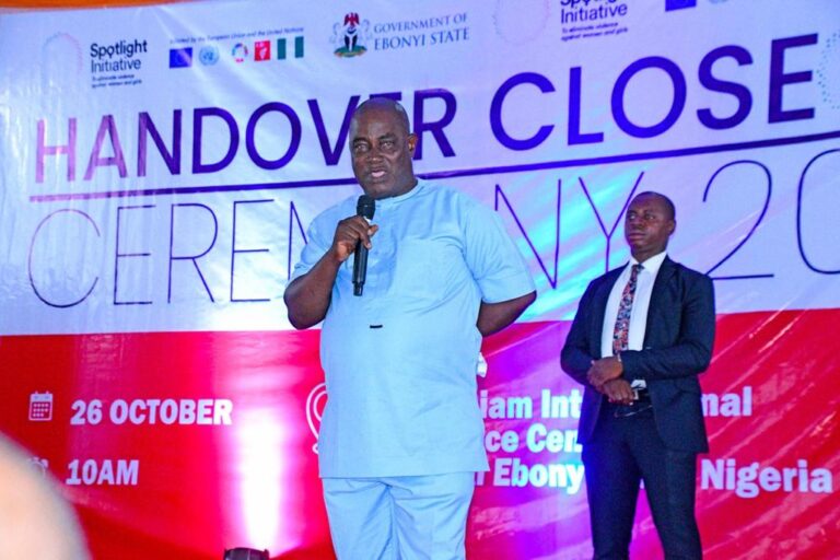 Ebonyi State Govt has political will, commitment to make Spotlight Initiative 2.0 successful 