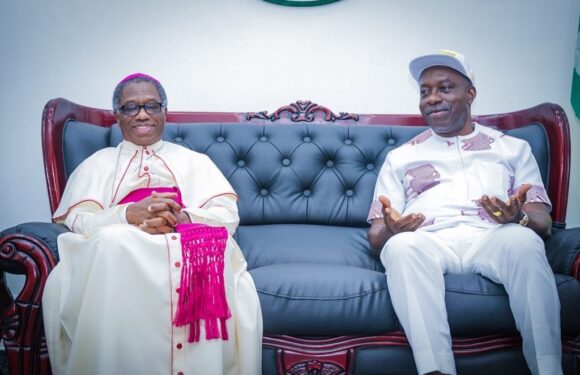 Gov. Soludo Hosts Archbishop Okolo, Calls For Unity, Understanding Among Various Denominations