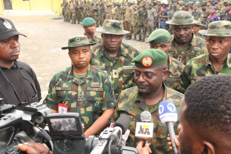 Maj. Gen. Abdussalam tasks troops on enabling environment for peaceful election in Bayelsa