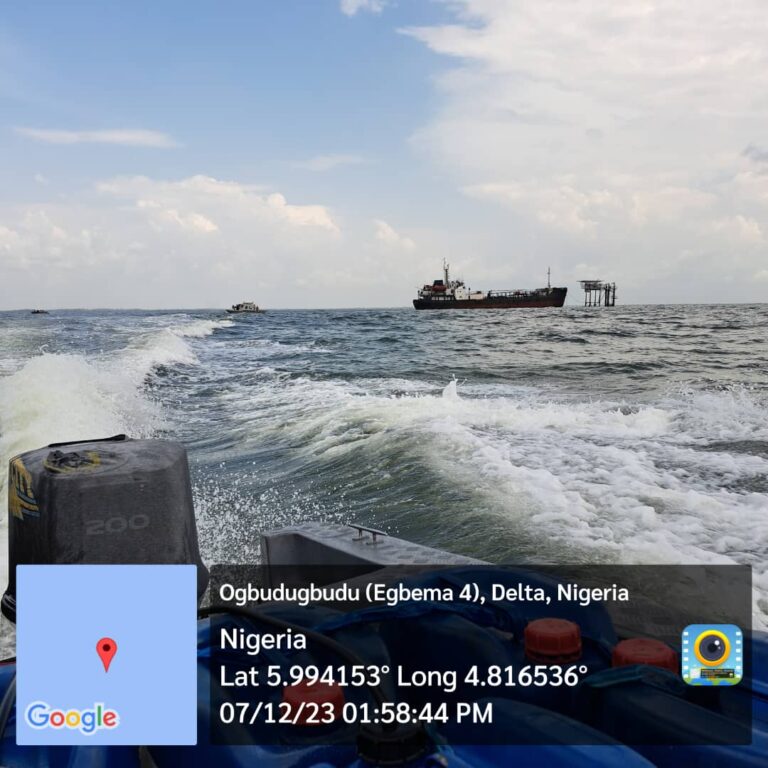 OIL THEFT: TANTITA SECURITY SERVICES LIMITED, NSCDC, ARMY ARREST ANOTHER MASSIVE VESSEL