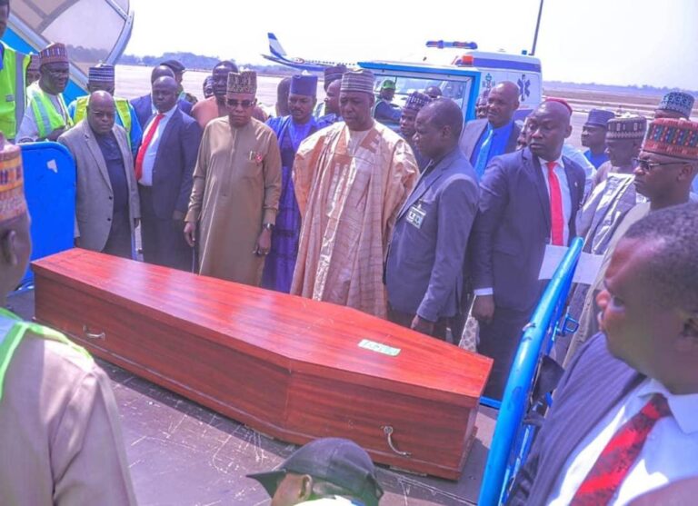 Zulum leads Borno delegation to funeral of his spokesperson