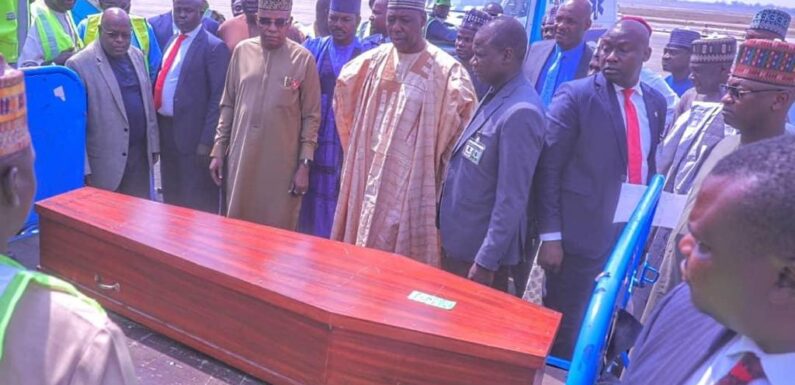 Zulum leads Borno delegation to funeral of his spokesperson