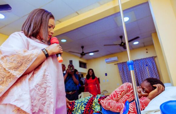 DELTA: Deaconess Oborevwori Visits Baby of the Year 2024, Pays Bills of Indigent Patients