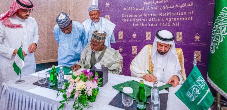 Nigeria, Saudi Arabia ratifies 2024 Hajj Agreement