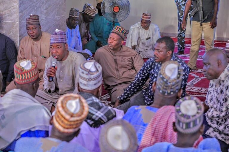 Zulum brockers truce between Fulani herders, farmers in Borno town