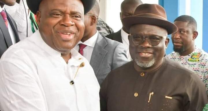 Gov. Oborevwori Greets Colleague, Diri on assumption for 2nd term in Bayelsa