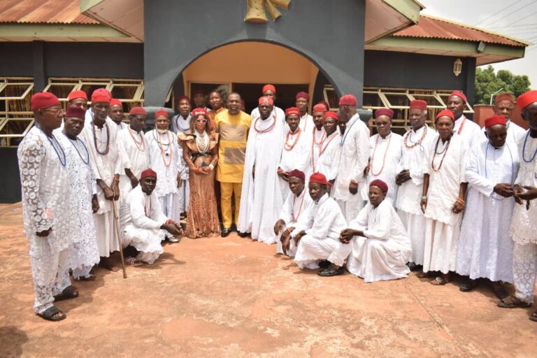 AZEMHE VISITS OKPEKPE, RECEIVED BY ROYAL FATHERS