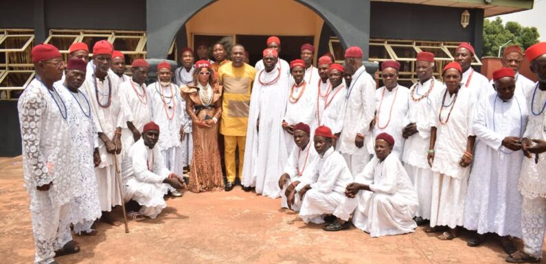 AZEMHE VISITS OKPEKPE, RECEIVED BY ROYAL FATHERS