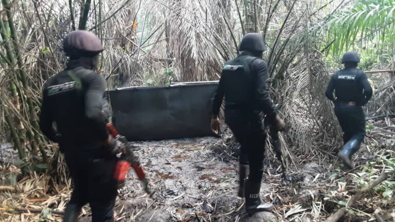 NSCDC Dismantles Rivers Bunkering Site