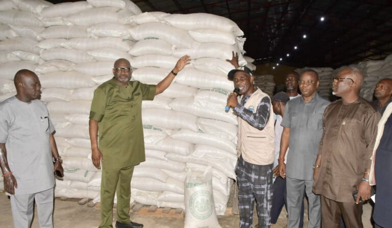 PALLIATIVE: Delta takes delivery of food items from FG