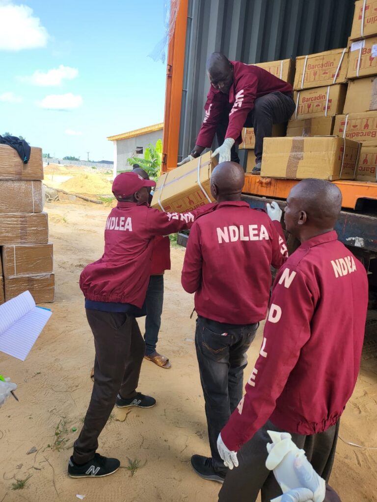 NDLEA intercepts 3 trailer loads of opioids, seizes 3.5million pills, 344,000 codeine bottles. Arrests 75-year-old grandpa, 70-year-old grandma over dealing in illicit drugs