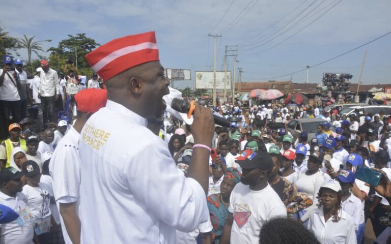 Edo Guber: Azemhe Azena storms Benin City with a Peace March