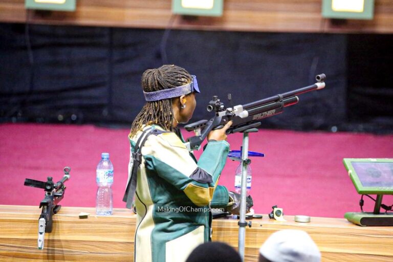 Team Delta Climbs to 2nd on Medals Table as Esugo Shatters National Shooting Record at NSF Day 4.