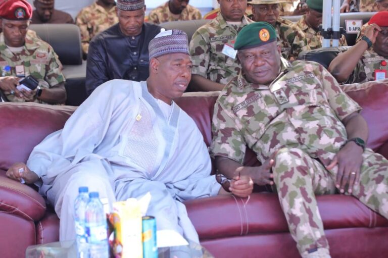Zulum donates N100m to wounded soldiers; families of fallen heroes