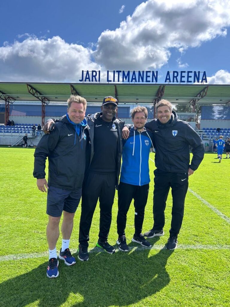 Ex-Int’l Obiora Aniche Pledges to Develop Football in Nigeria After Coaching Course in Finland