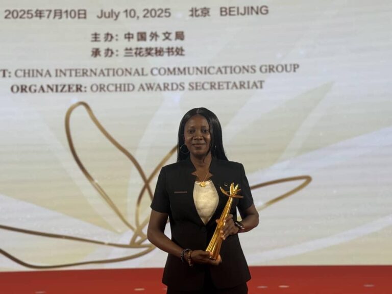 Nigeria’s Pioneer Female Train Driver Receives ‘Friendship Envoy Award’ In China
